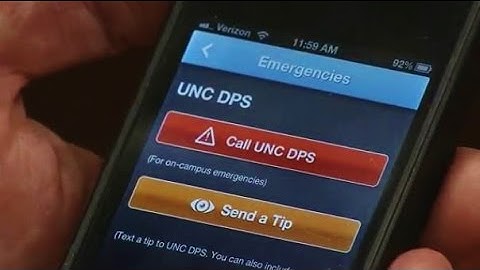App Turns Smartphones into Safety Devices on UNC Campus