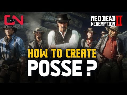Red Dead Redemption 2 Online - Create Posse / How to Play with Friends