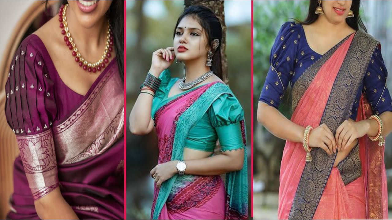 Puff Saree Blouse - Buy Puff Saree Blouse online in India