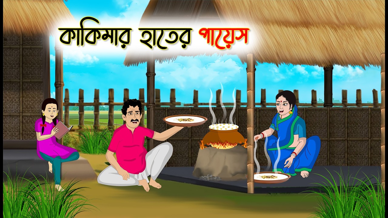 কাকিমার হাতের পায়েস | Bengali Moral Stories Cartoon | Rupkothar Golpo | Thakumar Jhuli |CINETOON