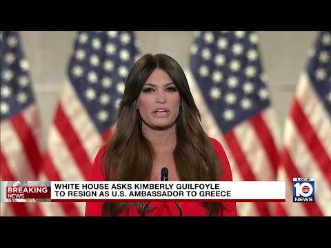 Video Kimberly Guilfoyle resigns from role as ambassador to Greece after numerous accusations