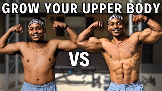 Dumbbells Only 30 Minute Chest Shoulders & Triceps Follow Along Muscle Building Workout [DB Built30]