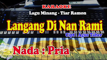 LAGU MINANG - LANGANG DI NAN RAMI - KARAOKE