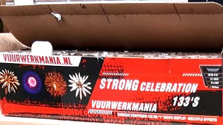 "strong celebration" vuurwerkmania 133 shots compound box