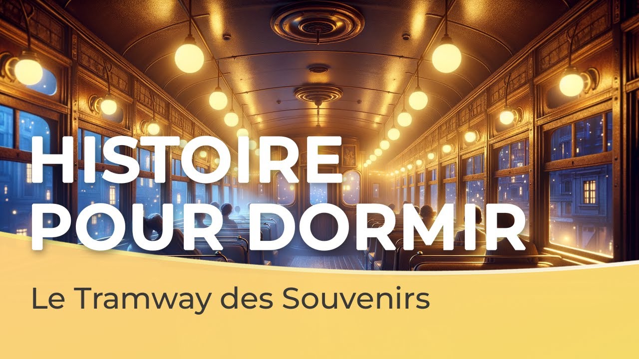 Histoire pour dormir 🚋✨ | Le Tramway des Souvenirs | Voix homme