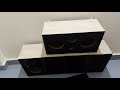 5 channel empty speaker box