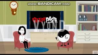 Me And Jeff The Killer Watching Creepypasta Cartoons On Tv Vyond Scene