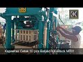 Mesin cetak batako  paving hidrolik semi otomatis  kkblock mt01 