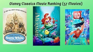 Disney Classics Movie Ranking {57 Movies}
