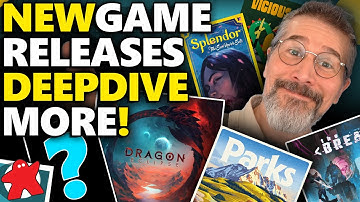 20 New Board Games, Deep Dive, Releases & Restocks - This month
