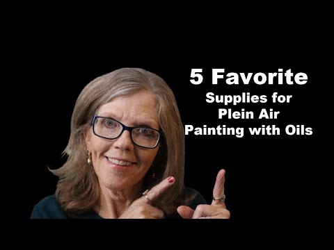 My Favorite Oil Painting Supplies for my Plein Air Painting Setup