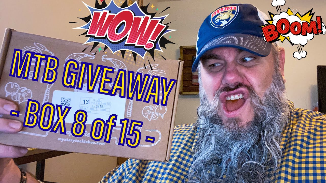 MYSTERY TACKLE BOX UNBOXING & FREE GIVEAWAY (BOX 8 of 15) 🎣 Week 7