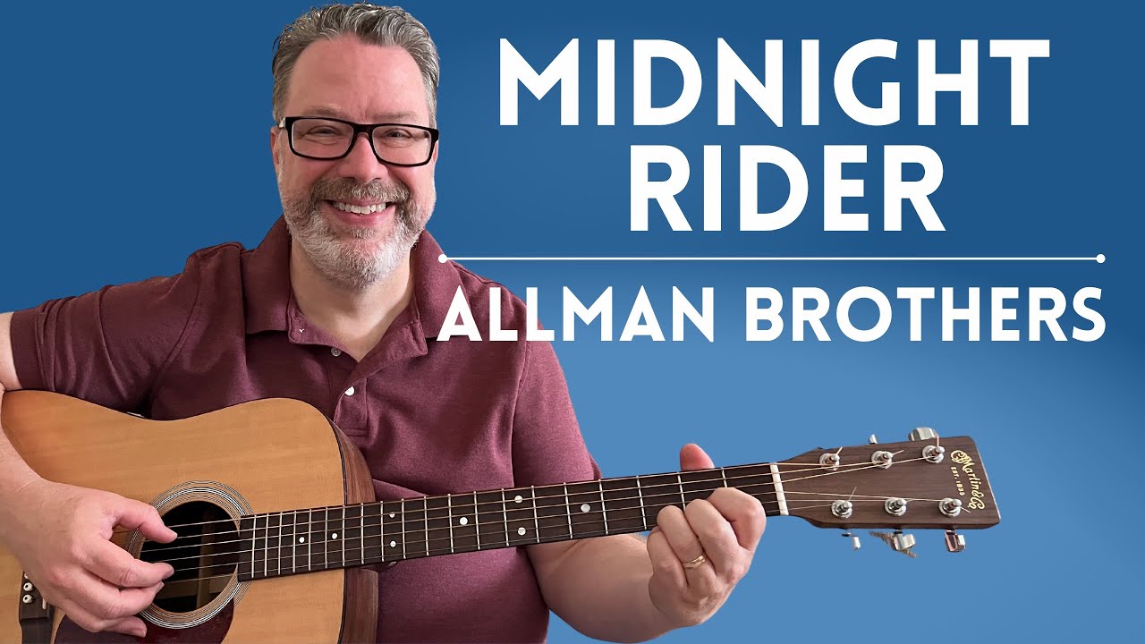 Midnight Rider Guitar Lesson - Allman Brothers - GREAT HOOK! - YouTube