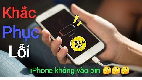 iPhone sạc không vào pin, có thể mắc một số lỗi sau