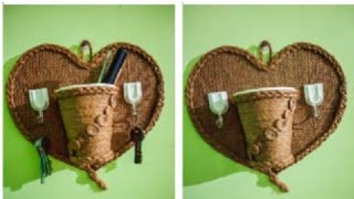 jute craft decoration idea|| Handmade wall hanging|| Anchal creation ||