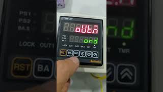AUTONICS CT6M SERIES :TIMER MODE  IN SECOND  SET OUTPUT  10  & 20  SECOND DELAY
