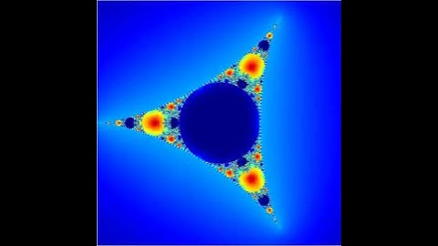 Mandelbrot Triangles  Zoom 0