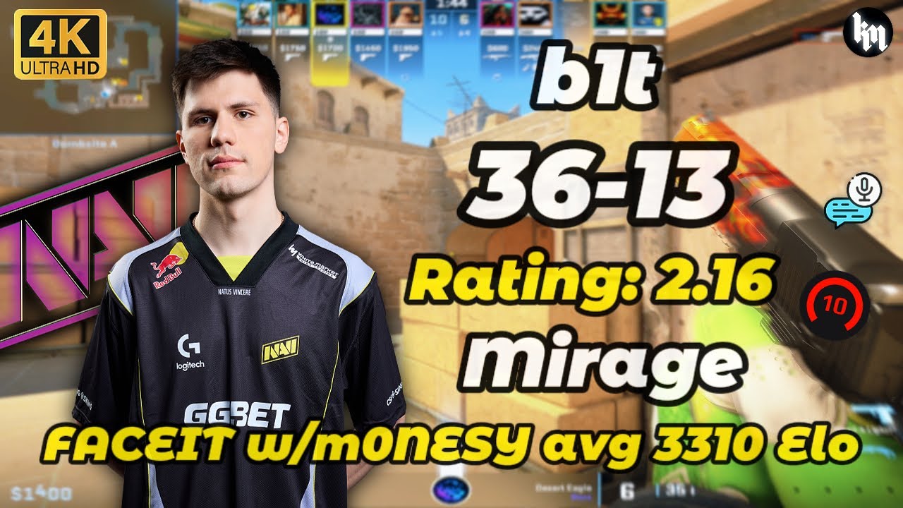 b1t (36-13) w/m0NESY (mirage) | FACEIT 3310 Elo | Dec 20, 2025 | CS2 POV/DEMO