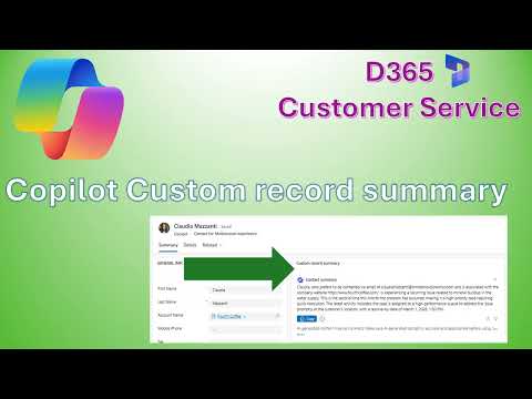Copilot AI series, Ep12 | D365 Customer Service - Enable Copilot summary for any Table record