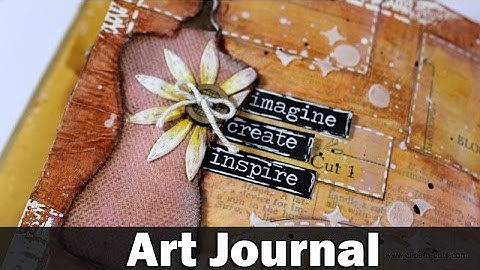 Mixed media art journal - style