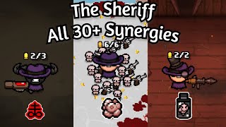 ALL SHERIFF UNIQUE SYNERGY | Tboi | Repentance