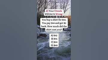 Your math might be off—check your change!  #riddlemathworld  #mathproblems  #canyouanswer #hopoe