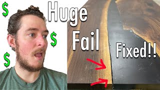 Table Save ; Fixing a Huge Epoxy Mistake