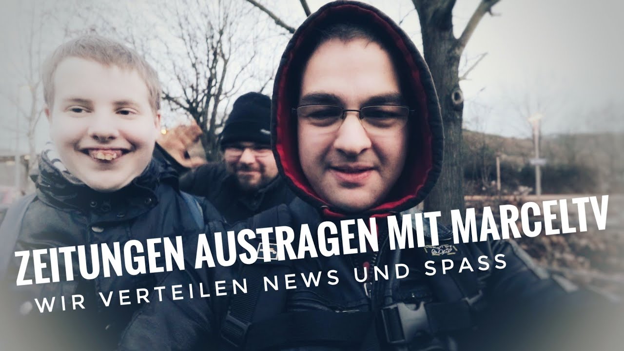 Zeitungen austragen mit MarcelTV - Wir bringen News und Spaß ?? - YouTube