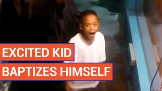 Boy Gets Baptized In the Most Amazing Way Video 2016 | Daily Heart Beat