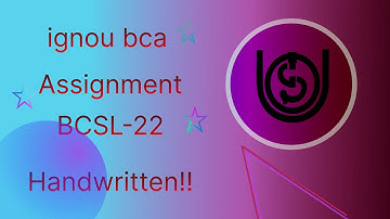 bcsl-022 assignment | bca ignou