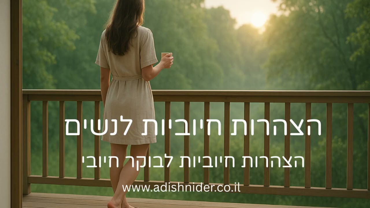 הצהרות חיוביות לנשים - הצהרות חיוביות לבוקר חיובי | מדיטציה לבוקר עם סוגסטיות מעצימות בשיטת NLP