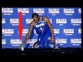 Kawhi removes gatorade bottle on the interview saying not sponsored by gatorade