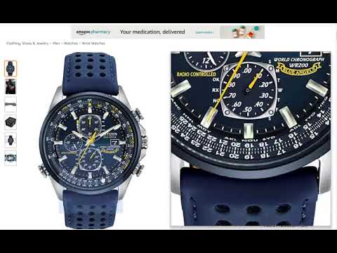 How to spot a fake Citizen Blue Angels Chronograph watch on Wish