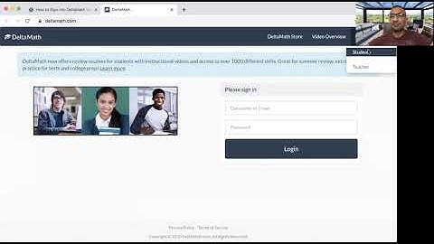 How to Sign into DeltaMath Video