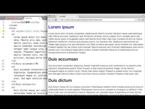 1-3 Applying Styles with the Style Attribute (CSS for Beginners)