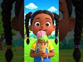 Baby Eats Ice Cream and Puts It on Nose 😂🍦#BabyShorts #FunnyBaby #IceCreamBaby #FunnyShorts