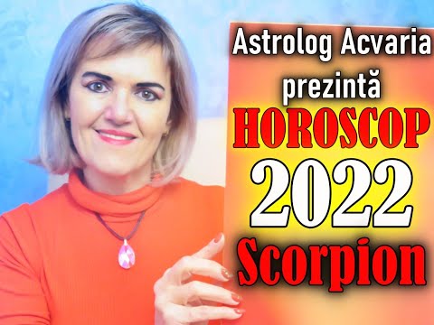 HOROSCOP 2022 ♏ Zodia SCORPIONULUI cu ASTROLOG ACVARIA ⭐Toate se schimba!