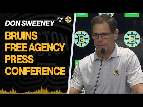 Don Sweeney discusses Bruins 2026 free agency additions