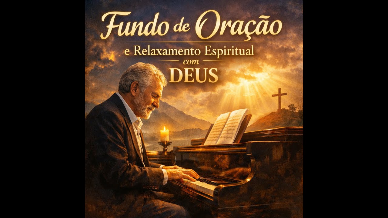 Fundo de Oração – Blues Gospel Instrumental para Descansar em Deus | Salmos 46