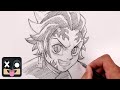 How to draw tanjiro  demon slayer