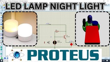 how to make LED LAMP |NIGHT LIGHT with PCB- part 2 | Using Proteus software Create a new project