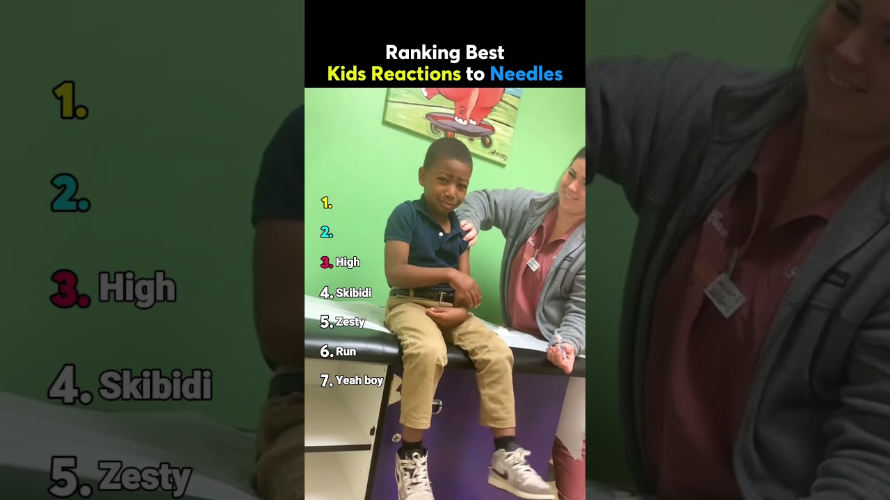 Ranking the Best Kids Reactions to Needles 😭🥀💀