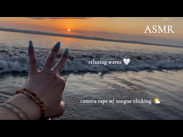 ASMR beach & in the ocean | Tracing, fast water triggers, wetting you, more.. 🩵💦
