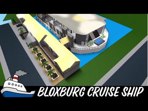 Bloxburg Cruise Ship Showcase Youtube