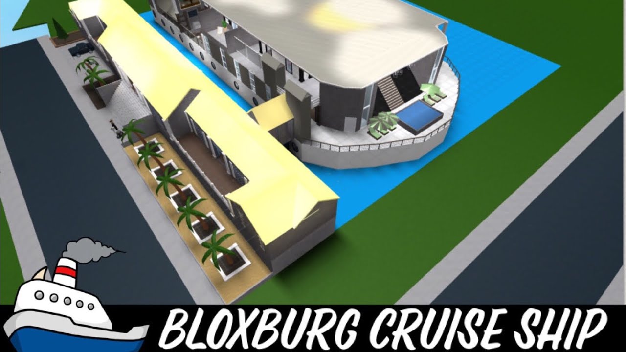 Bloxburg Cruise Ship Showcase Youtube