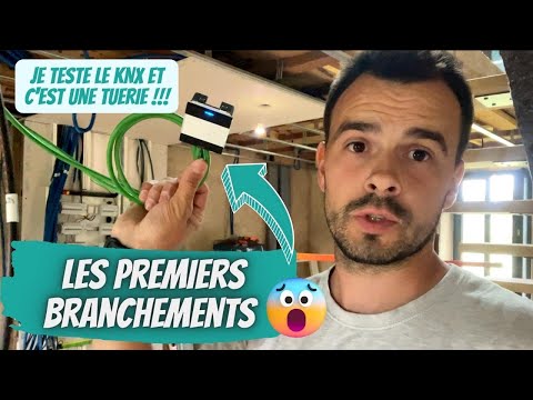 LES PREMIERS BRANCHEMENTS KNX, ENFIN DE LA LUMIÈRE ! _ ÉPISODE 37