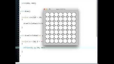 5 Nested loops as Functions