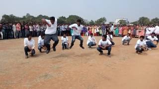 Bapatla engineering college flash mob by ece students 2k17
