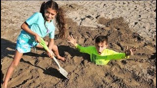 Heidi Dan Zidane Menemukan Harta Karun Di Laut Zidane Terjebak Di Pasir