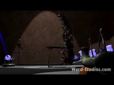 Antimatter Raystorm Animusic style Animated Music Video New Age by Jason Ward